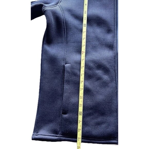 Swiss Tech Full Zip Neck Fleece Jacket Sweater Navy Pullover Mens sz small 34-36 - Picture 4 of 16